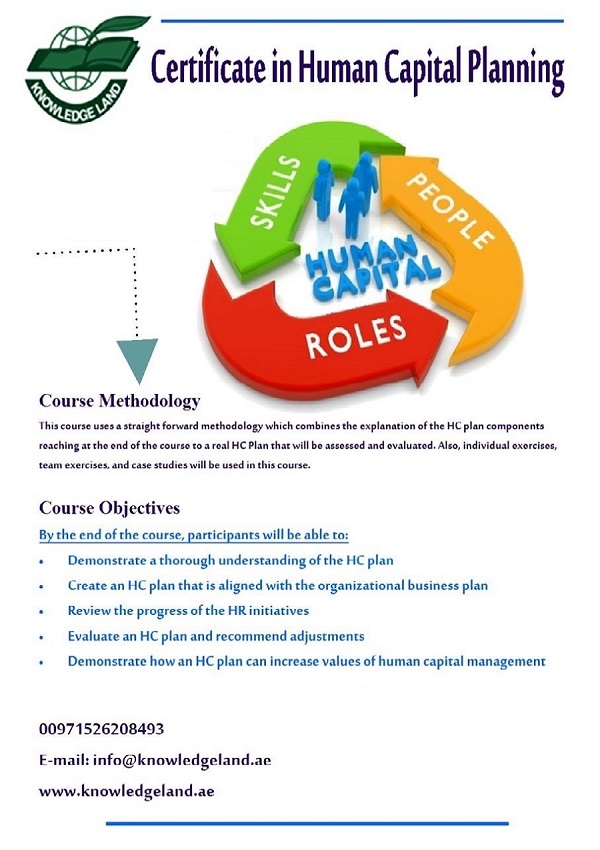 Certificate in Human Capital Planning